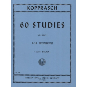 60 Studies for Trombone Volume 1 G. KOPPRASCH